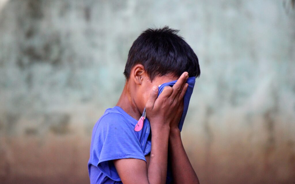 Burmese boy devastated by genocide